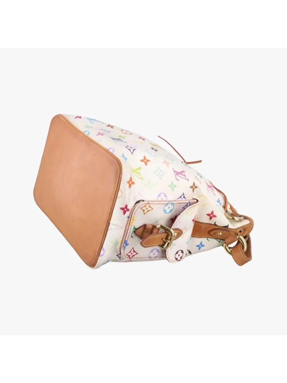 Louis Vuitton Petit Noe Blanc Monogram Multicolor